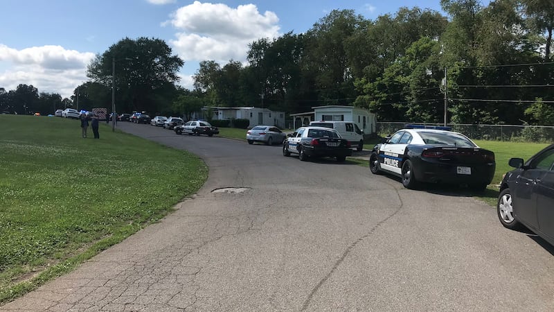 Police are at the scene of a shooting on 3509 Nashville Road.