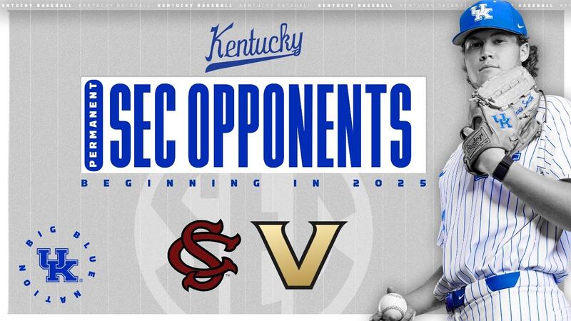 Beginning in 2025, South Carolina and Vanderbilt will be UK baseball's permanent opponents...