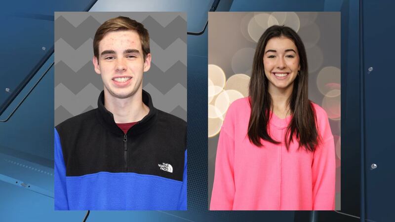 Colton Huffman and Anna Grace Blythe, both Metcalfe County High School Juniors