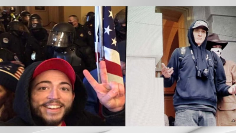 Dalton Ray Crase (left) and Troy Dylan Williams (right), from Lexington, are facing charges of...