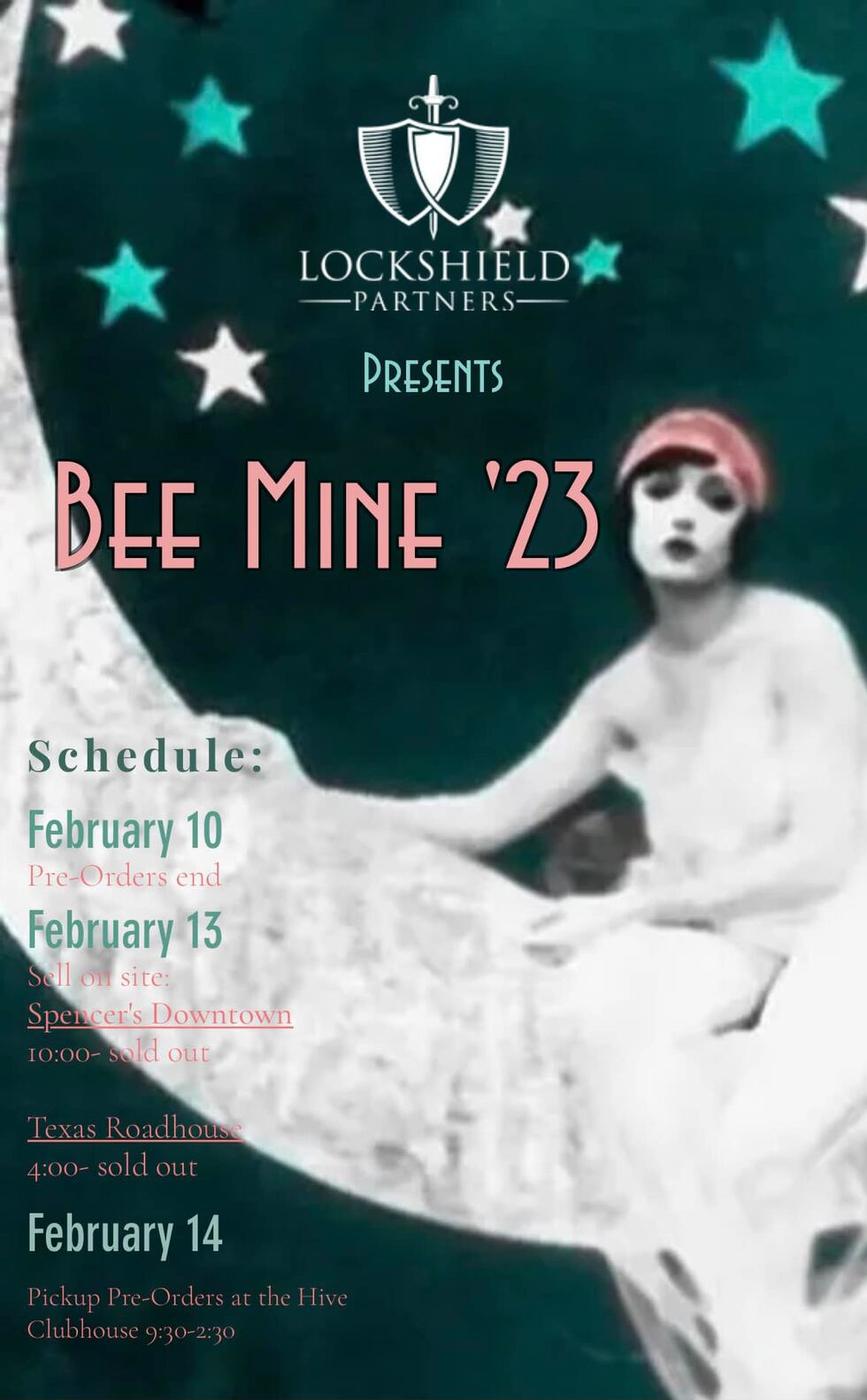 PRE-ORDERS FOR THE "BEE MINE VALENTINE'S FUNDRAISER" ARE GOING ON NOW UNTIL FEBRUARY 10TH ON...