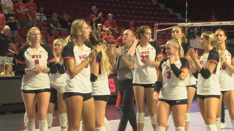 WKU Volleyball kicked off the 2023 home slate with a dominating sweep over the Belmont Bruins.
