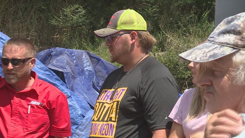 Zechariah Buck and his father drove from Wildwood, NJ to Eastern Kentucky to help out in thee...