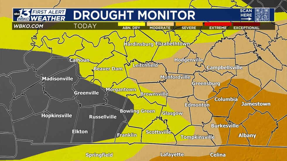 Those to the east need the most rain