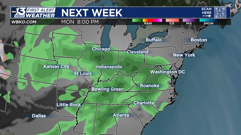 Some more soaking rain is possible Monday and Tuesday